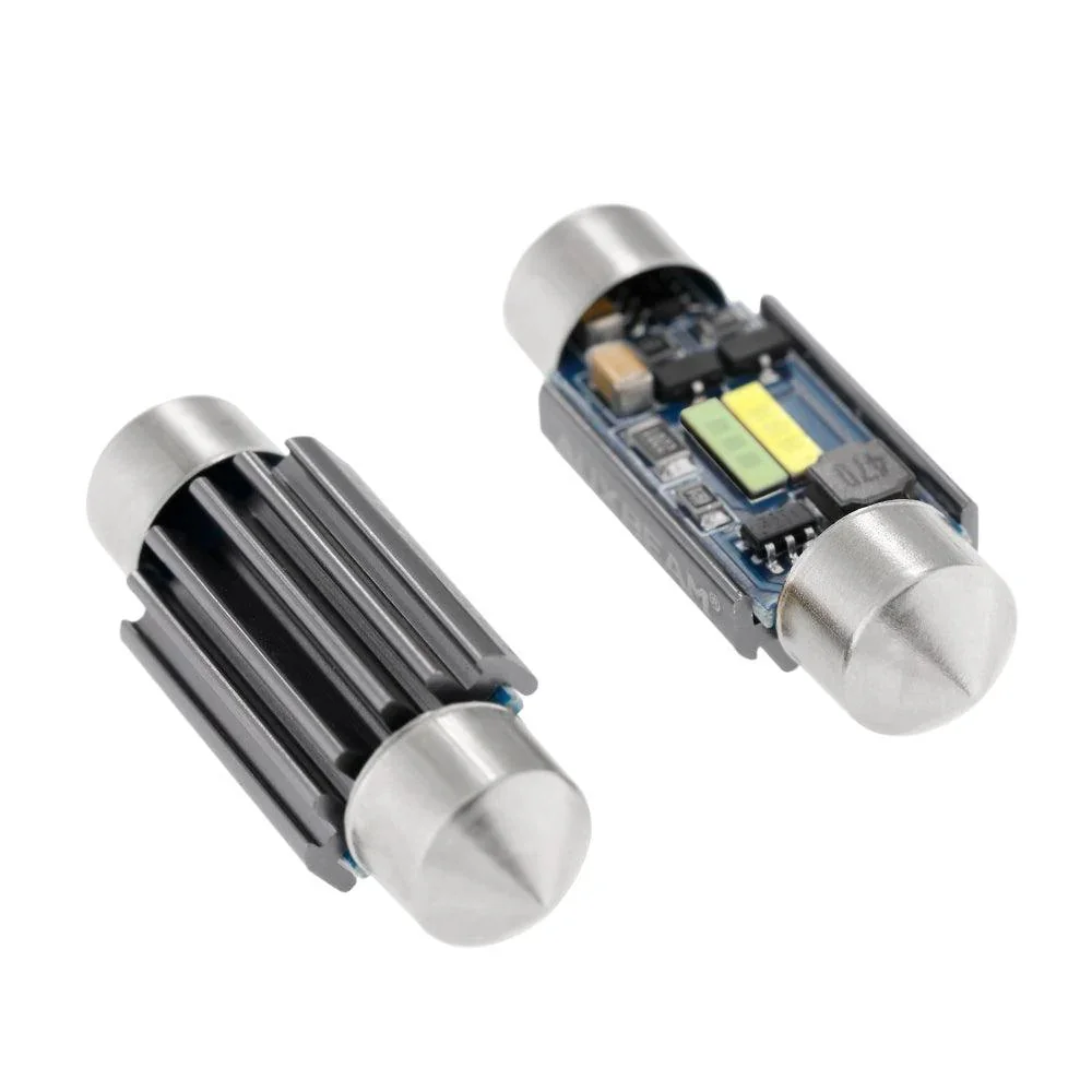 🆕(2pcs/set) Dual Color Switchback 36MM DE3174 3425 6461 11005 12854 1.42" 1860CSP 6500K Cool White& Ice Blue LED Festoon Canbus For Interior Dome Map License Plate Bulbs - Image 7