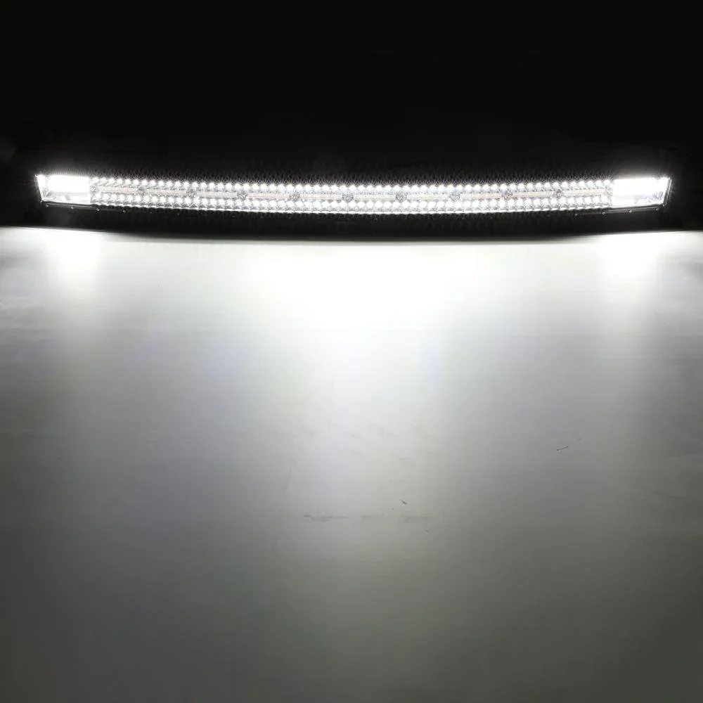 50 Inch 6 Modes White&Amber Curved Off Road Led Light Bar - Image 11