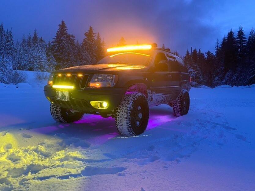 50 Inch 6 Modes White&Amber Curved Off Road Led Light Bar - Image 4