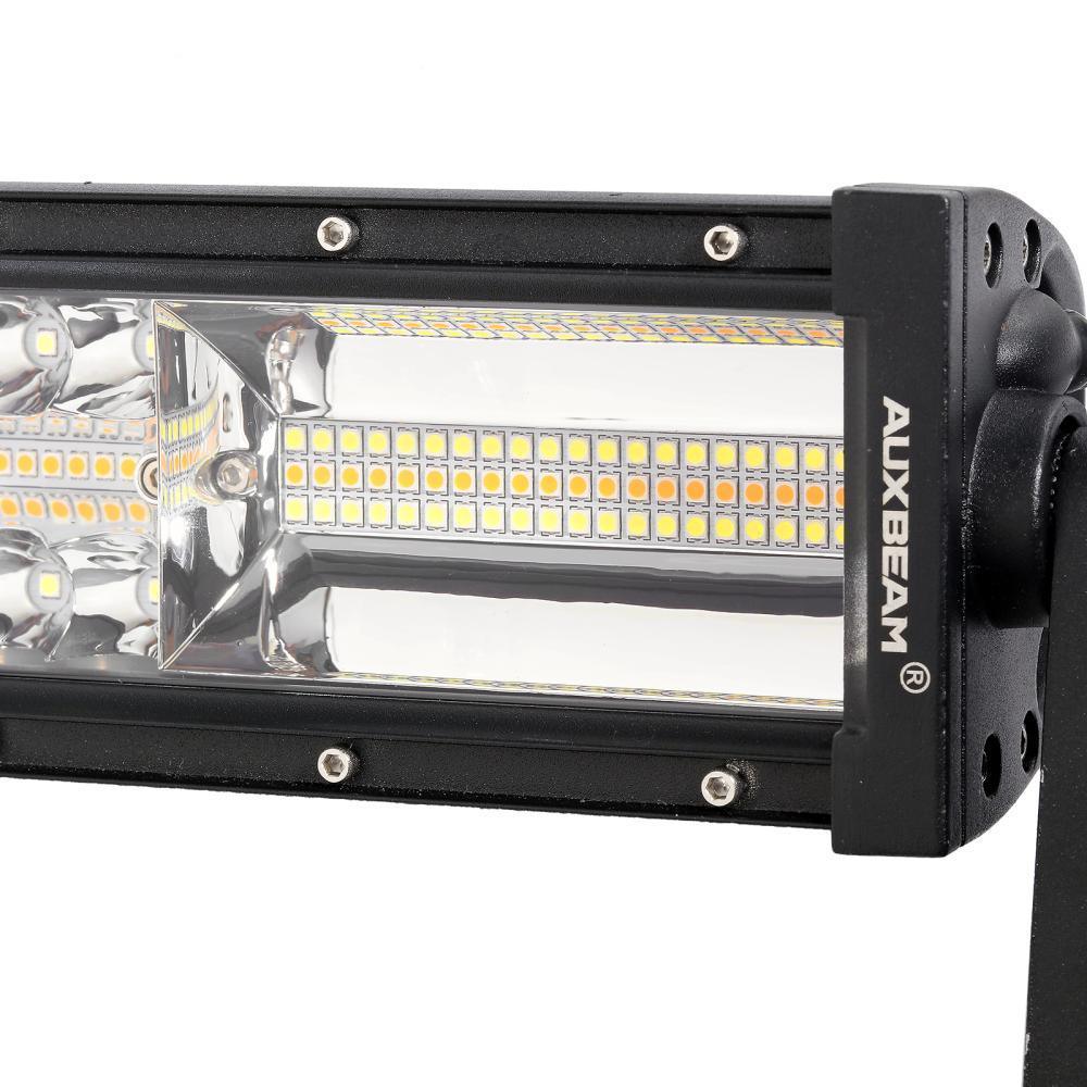 30 Inch 6 Modes White&Amber Straight Off Road Led Light Bar - Image 9