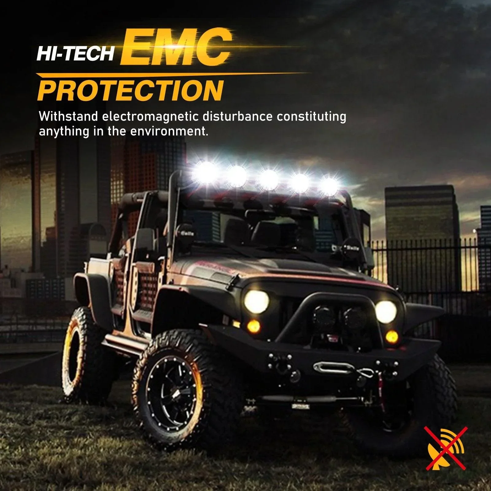 360-PRO Series | 7 Inch 230W 33332LM Custom Lens Offroad LED Driving Lights - Image 11