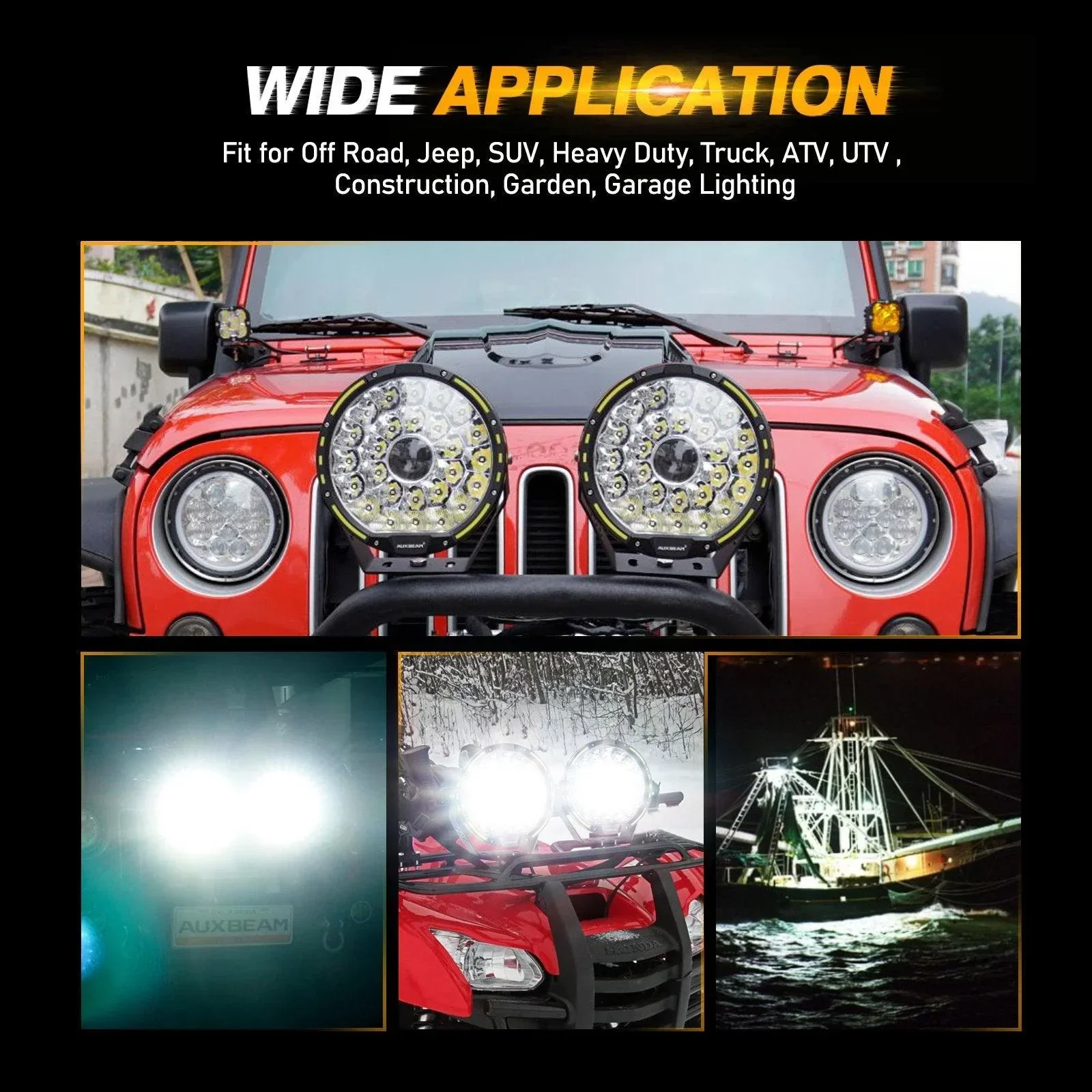 360-PRO Series | 9 Inch 270W 37776LM Offroad LED Driving Lights - Image 24