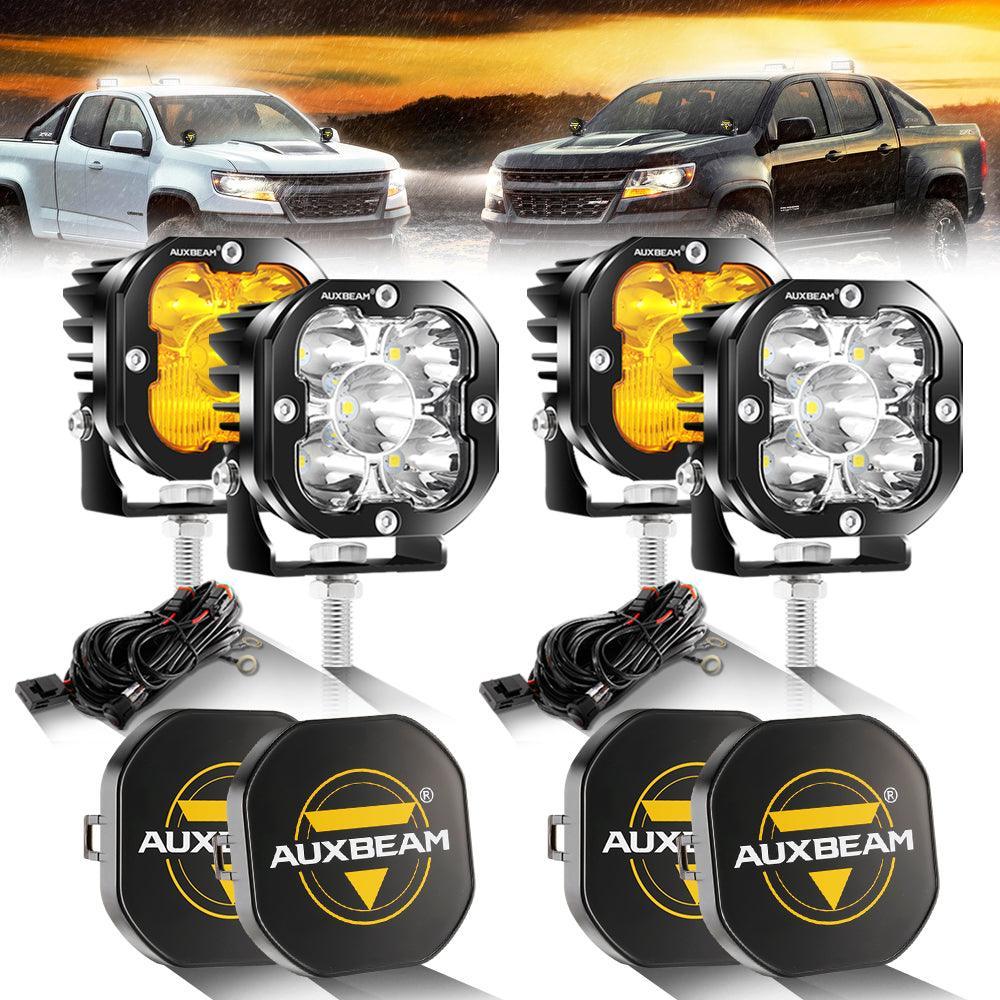 XP-ULTRA Series 3 Inch 80W 9600LM LED Pods Lights White&Amber - Image 18