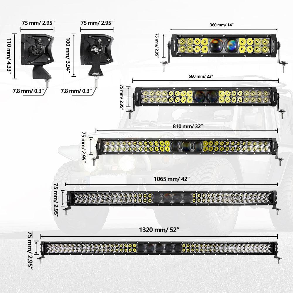 NEW 12 Inch 5D-PRO Series 12000LM Spot Beam Off Road Led Light Bar - Image 13
