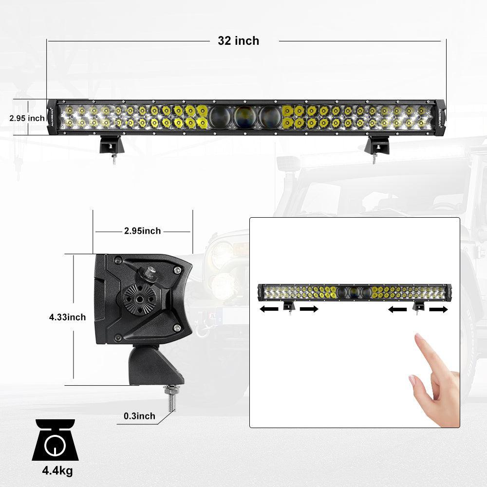 NEW 32 Inch 5D-PRO Series 33000LM Spot Beam Off Road Led Light Bar - Image 11