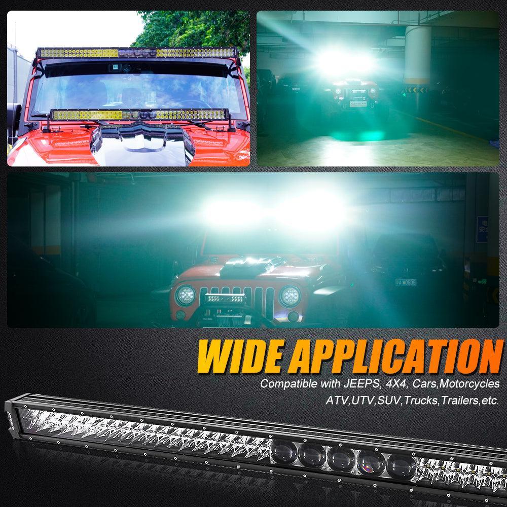 NEW 52 Inch 5D-PRO Series 55000LM Spot Beam Off Road Led Light Bar - Image 10