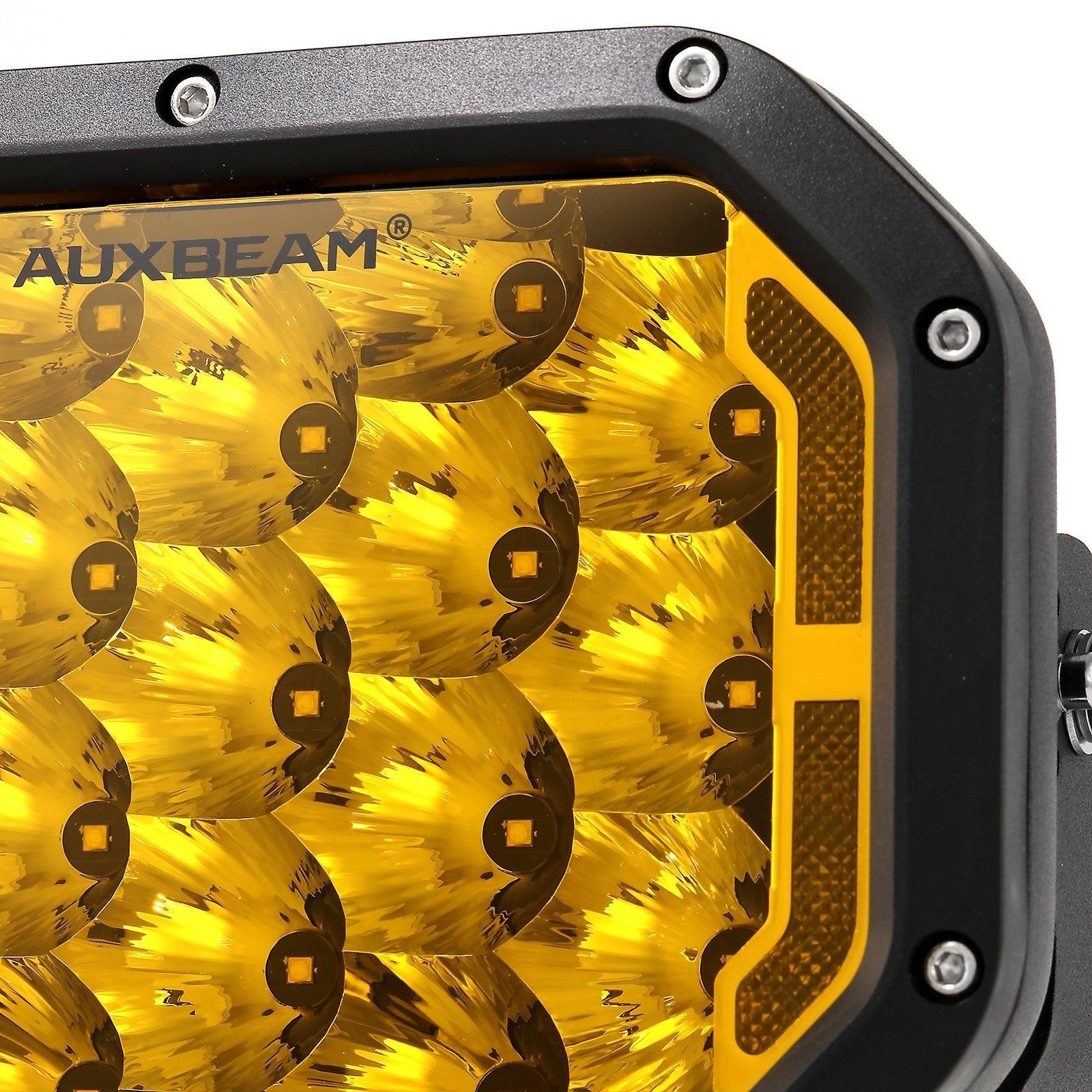 7x5 Inch Rectangle LED Pods Amber Spot Driving Lights with DRL FOR ATV UTV SIDE BY SIDE 4X4 - Image 10