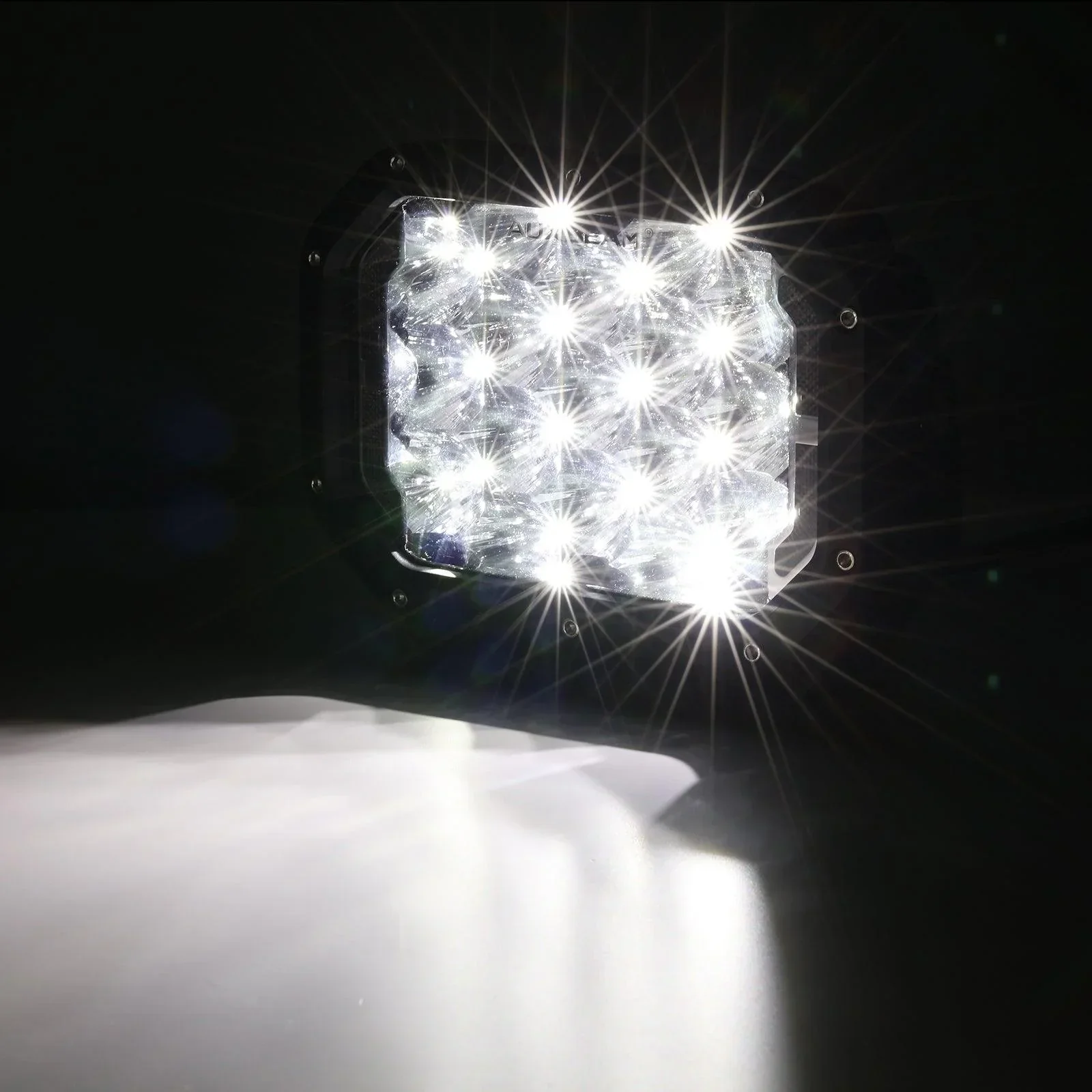 7x5 Inch Rectangle LED Pods White Spot Driving Lights with DRL FOR ATV UTV SIDE BY SIDE 4X4 - Image 10