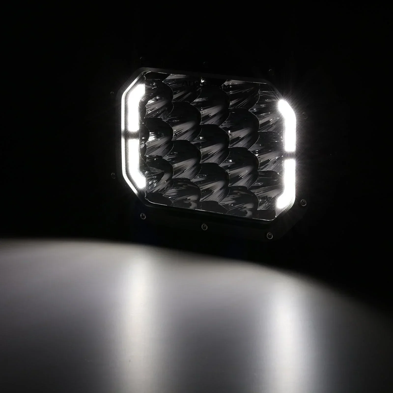 7x5 Inch Rectangle LED Pods White Spot Driving Lights with DRL FOR ATV UTV SIDE BY SIDE 4X4 - Image 11