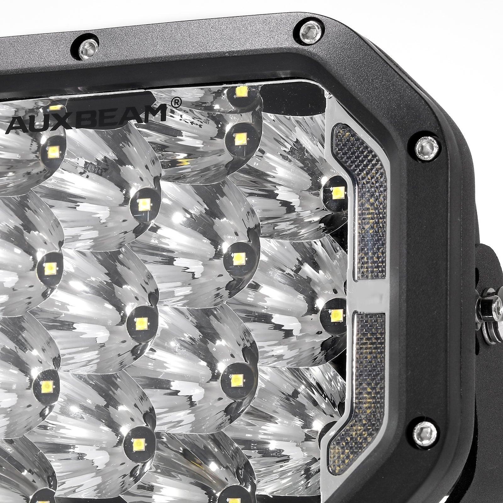 7x5 Inch Rectangle LED Pods White Spot Driving Lights with DRL FOR ATV UTV SIDE BY SIDE 4X4 - Image 12
