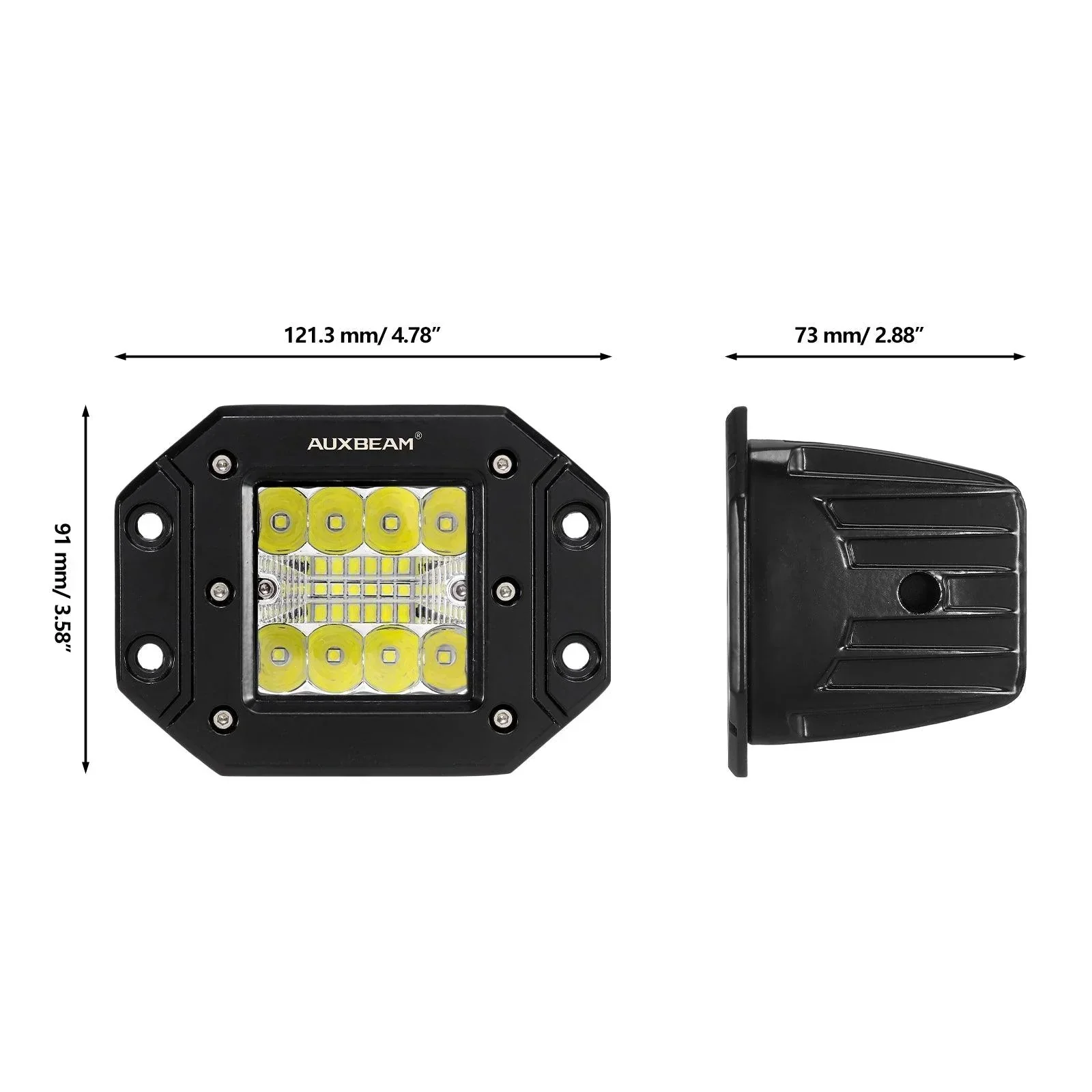 (2pcs/set) 3 Inch LED Pods Light Spot Beam with 2-Lead Wiring Harness for Truck Jeep SUV Offroad 4x4 - Image 14