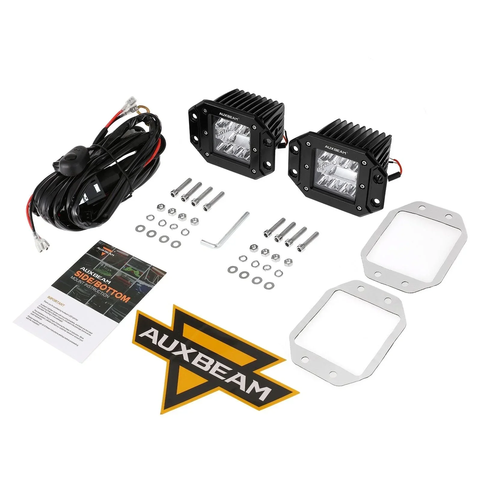 (2pcs/set) 3 Inch LED Pods Light Spot Beam with 2-Lead Wiring Harness for Truck Jeep SUV Offroad 4x4 - Image 15