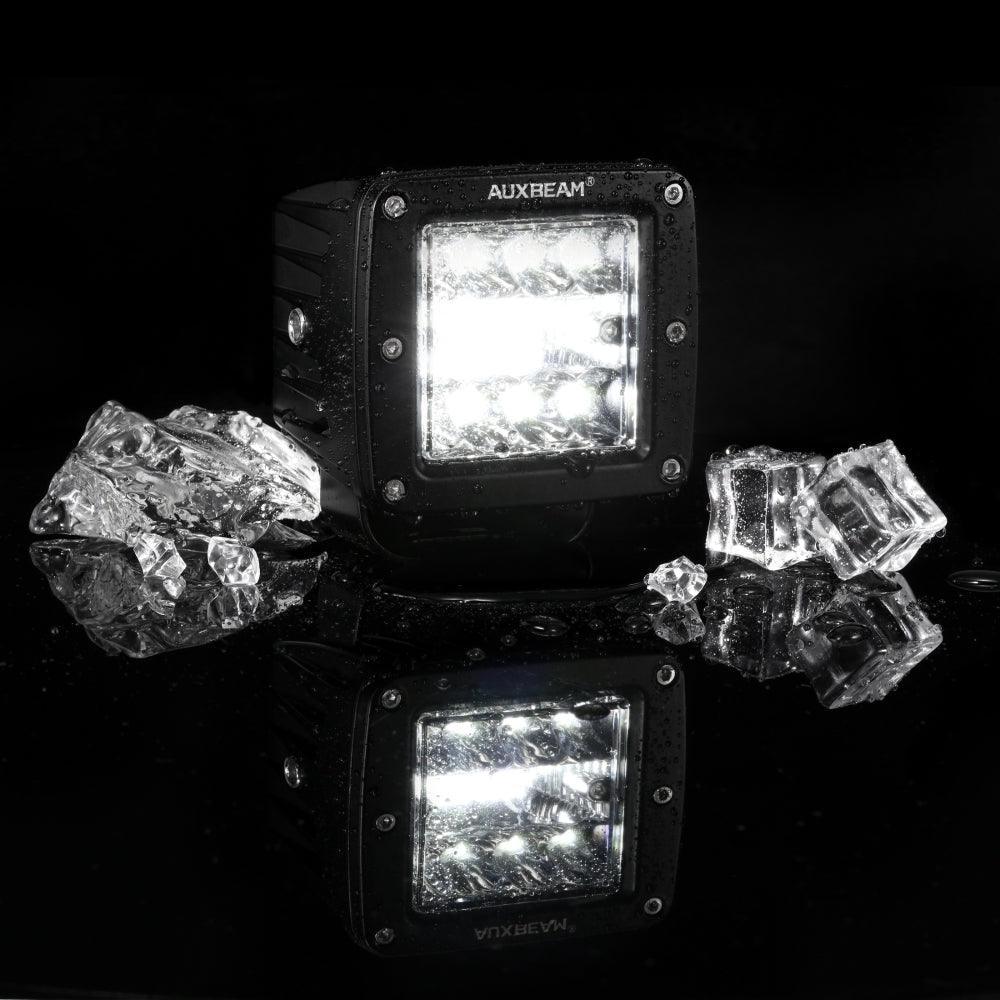 (2pcs/set) 3 Inch LED Pods Light Spot Beam with 2-Lead Wiring Harness for Truck Jeep SUV Offroad 4x4 - Image 9